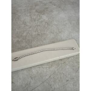 SU 925 White tennis bracelet CZCH Great Shape